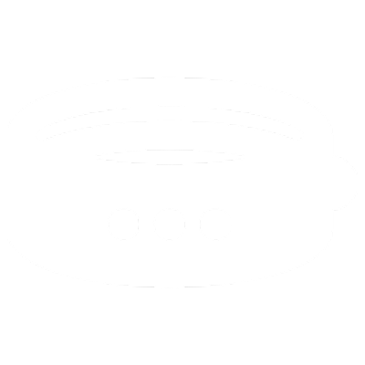 Dog collar icon with three dots