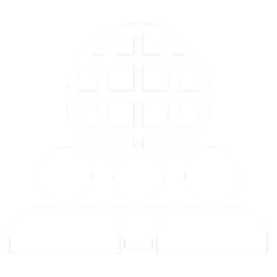 People and globe icon